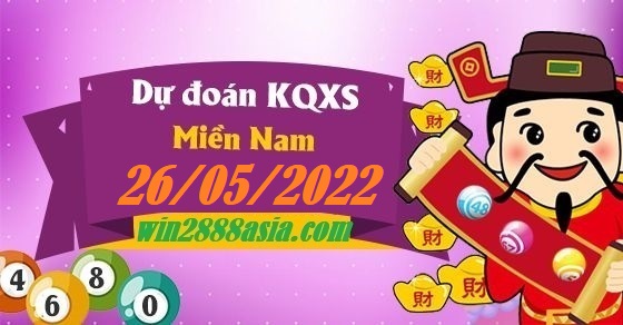 Soi cầu XSMN Win2888 26-05-2022 Dự đoán xổ số miền nam thứ 5