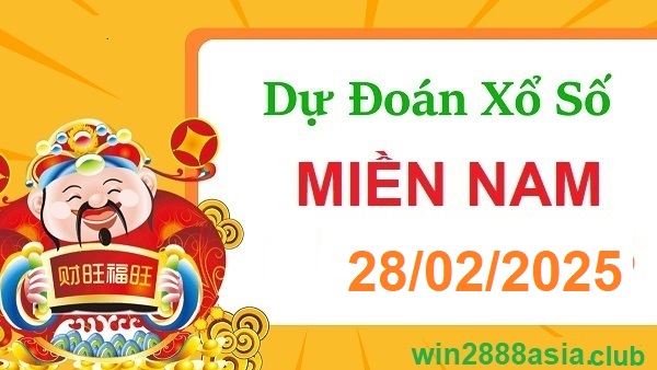 Soi cầu XSMN Win2888 28-02-2025 Dự đoán xổ số miền nam thứ 6