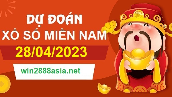 Soi cầu XSMN Win2888 28-04-2023 Dự đoán xổ số miền nam thứ 6