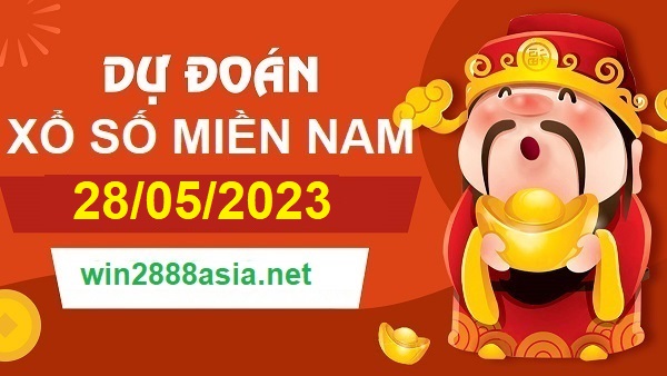 Soi cầu XSMN Win2888 28-05-2023 Chốt số xổ số miền nam chủ nhật