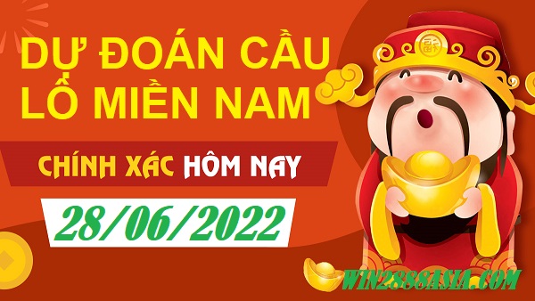 Soi cầu XSMN 28-06-2022 Win2888 Dự đoán Song thủ Miền Nam thứ 3