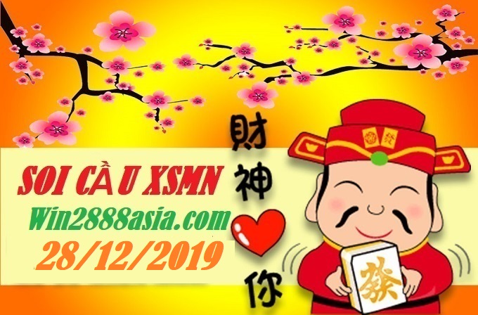 Soi cầu XSMN 28-12-2019 Win2888 Dự đoán Dàn Đề Miền Nam thứ 7