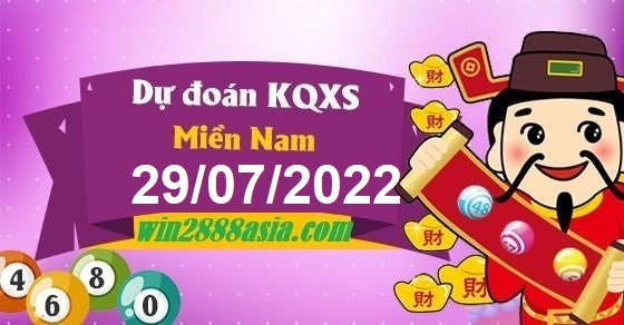 Soi cầu XSMN Win2888 29-07-2022 Dự đoán xổ số miền nam thứ 6