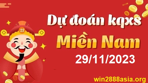 Soi cầu XSMN 29-11-2023 Win2888 Dự đoán Xỉu Chủ Miền Nam thứ 4