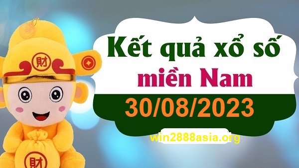 Soi cầu XSMN Win2888 30-08-2023 Chốt số KQXS Miền Nam VIP thứ 4