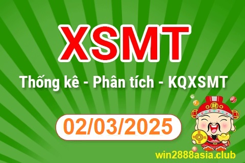 Soi cầu XSMT  02-03-2025 Win2888 Dự đoán Cầu Lô Miền Trung chủ nhật