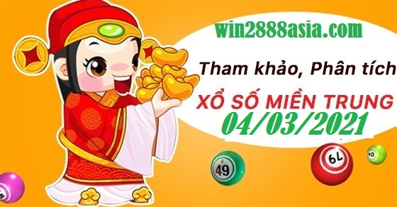 Soi cầu XSMT 4-3-2021 Win2888 Chốt số Cầu Đề Miền Trung thứ 5