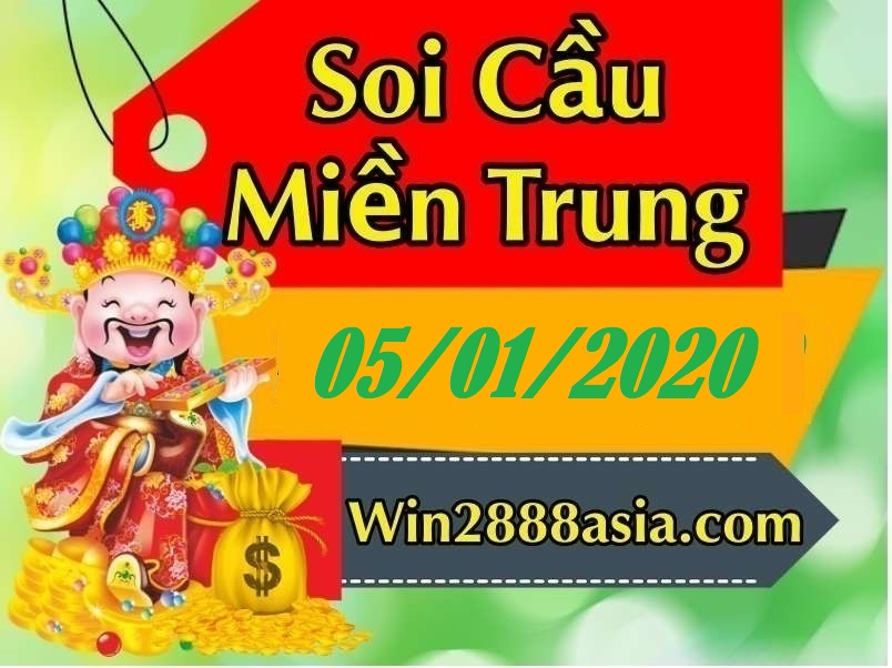 Soi cầu XSMT 5-1-2020 Win2888