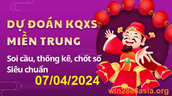 Soi cầu XSMT 07-04-2024 Win2888 Dự đoán cầu lô miền trung chủ nhật