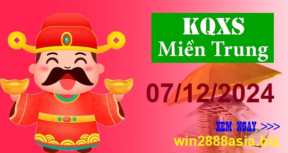 Soi cầu XSMT 07-12-2024 Win2888 Chốt số lô đề miền trung thứ 7