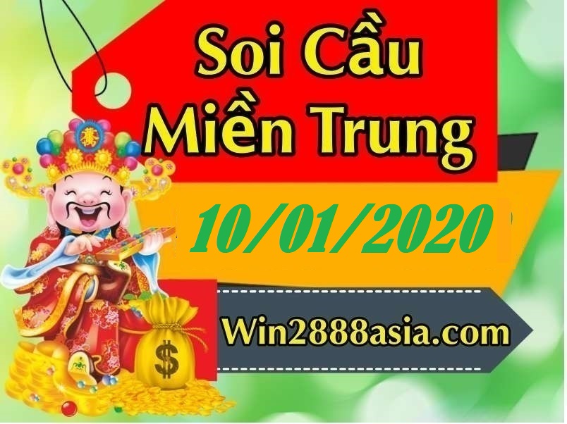 Soi cầu XSMT 10-1-2020 Win2888 