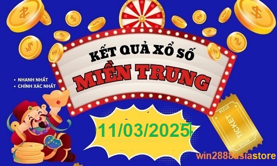 Soi cầu XSMT 11-03-2025 Win2888 Dự đoán Xổ Số Miền Trung thứ 3