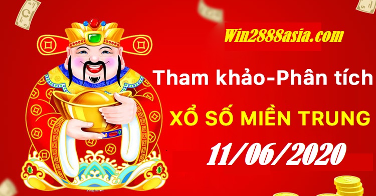 Soi cầu XSMT 11-6-2020 Win2888 