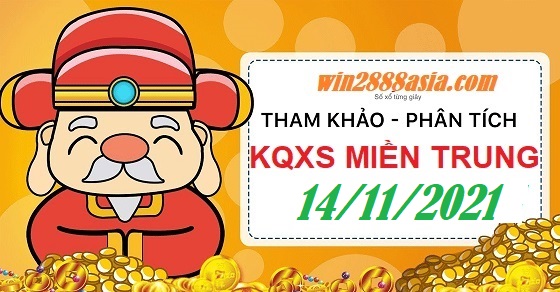 Soi cầu XSMT 14-11-2021 Win2888 Chốt số Lô Đề Miền Trung chủ nhật