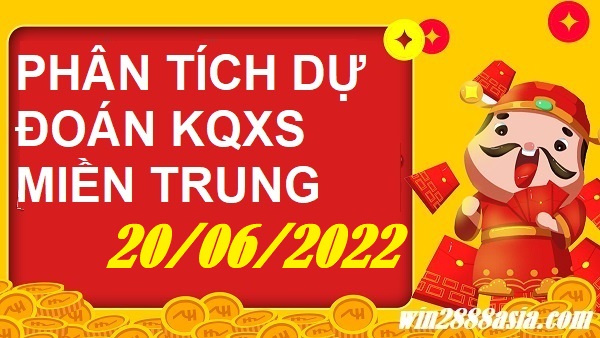 Soi cầu XSMT 20-06-2022 Win2888 Dự đoán cầu lô miền trung thứ 2