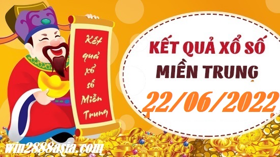 Soi cầu XSMT 22-06-2022 Win2888 Dự đoán Xổ Số Miền Trung thứ 4