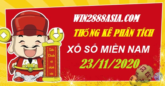 Soi cầu XSMN 23-11-2020 Win2888