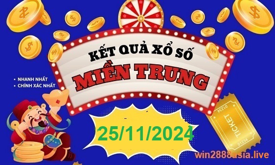 Soi cầu XSMT 25-11-2024 Win2888 Chốt số cầu lô miền trung thứ 2