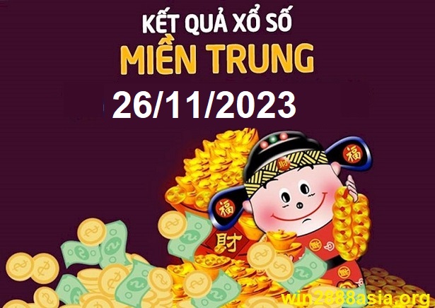 Soi cầu XSMT 26-11-2023 Win2888 Dự đoán cầu lô miền trung chủ nhật