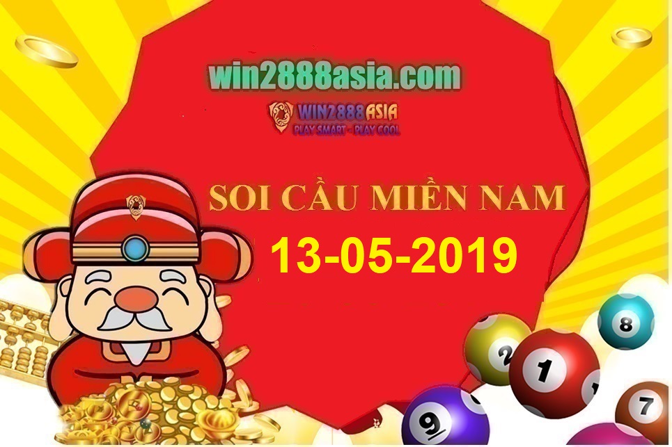 Soi cầu XSMN 13-5-2019 Win2888