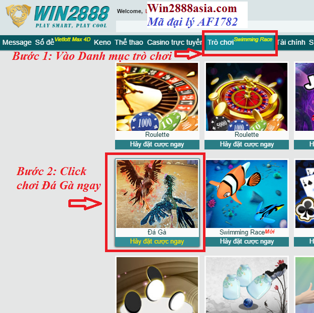 Hướng dẫn chơi đá gà online tại Win2888 ăn tiền thật - 2